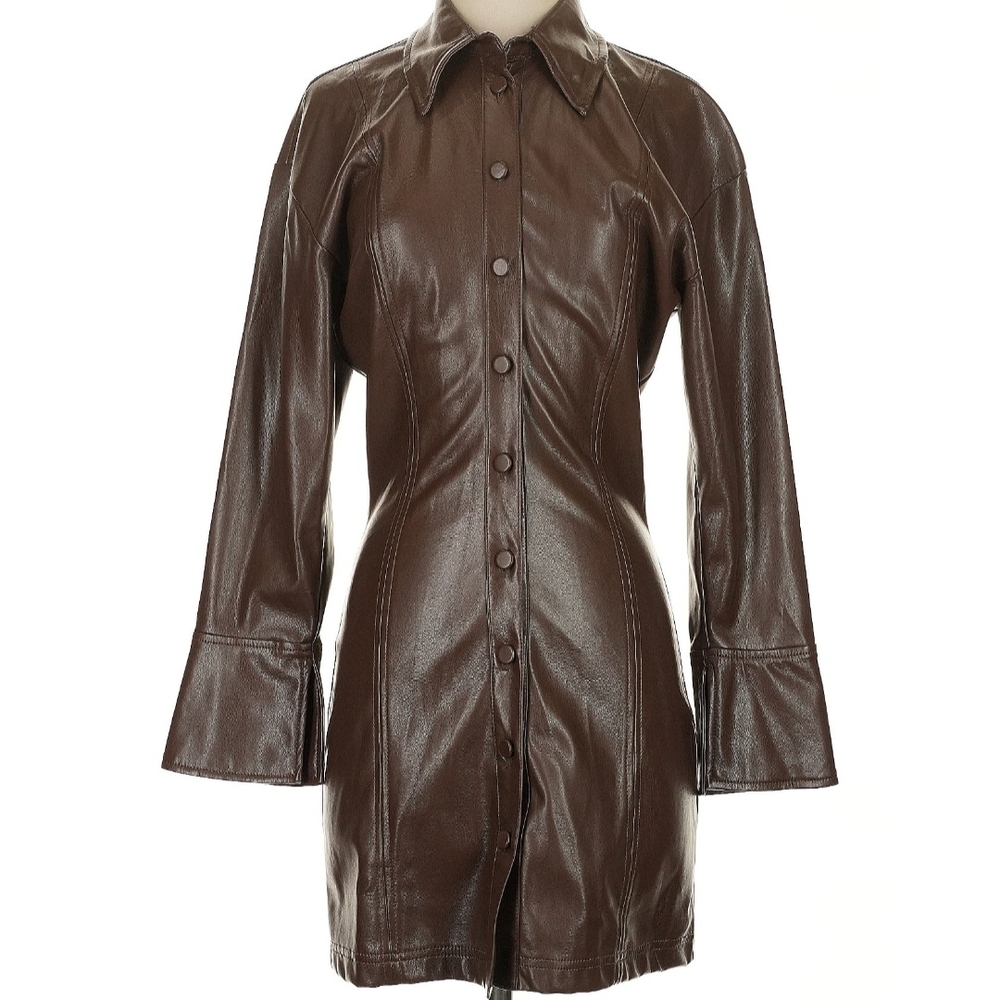 Zara Women's Chocolate Coat Dress